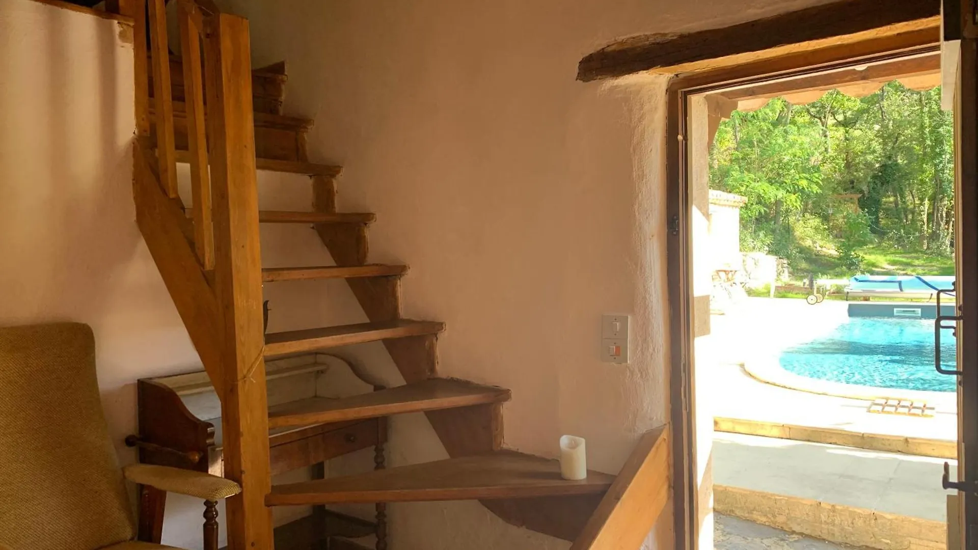 فيلا Mas Ancien Sans Vis-A-Vis Avec Piscine Chauffe Dans Les Collines Les Pilles